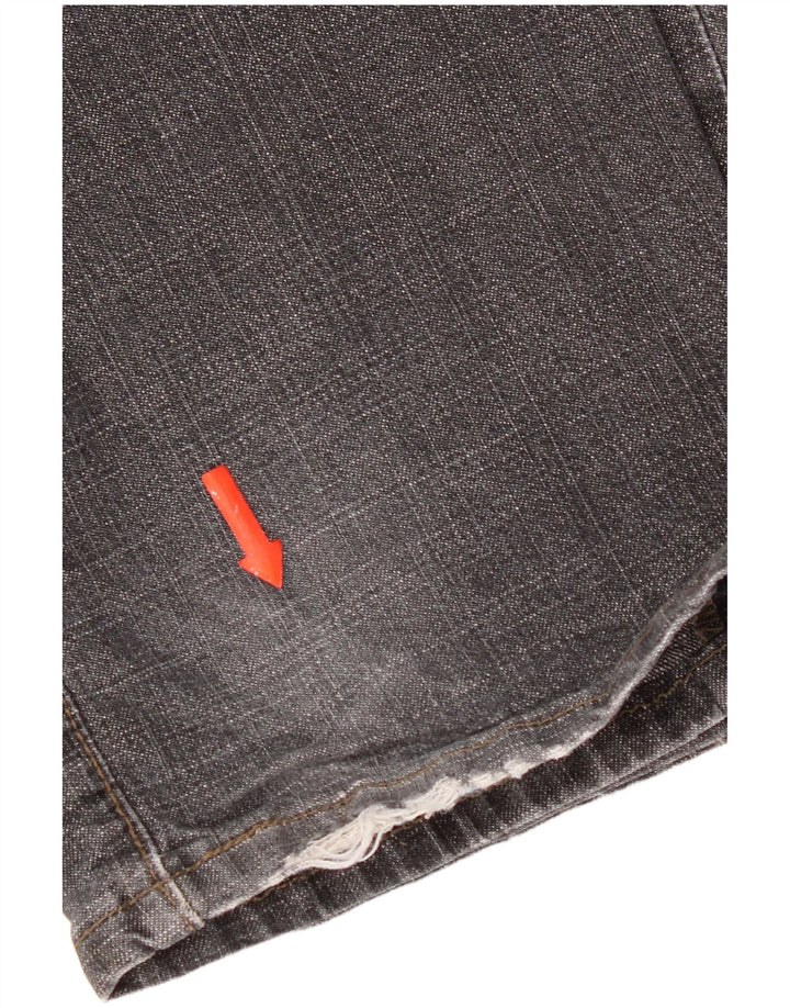 Levi's Jean droit 505 effet vieilli pour femme US 6 Medium W30 L32 Gris