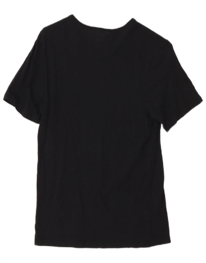 Hugo Boss Hommes T-Shirt Top Petit Noir Coton