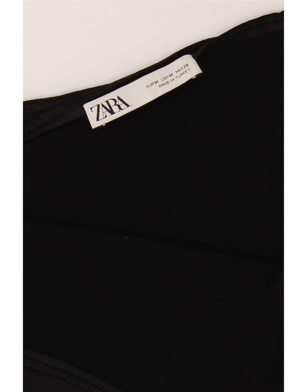 Zara Femme Jupe Trapèze Medium W28 Viscose Noir