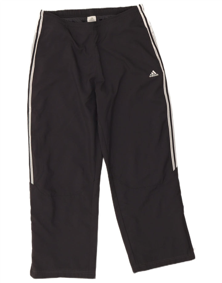 Adidas Pantalon de survêtement pour femme Joggers UK 14 Medium Noir Polyester