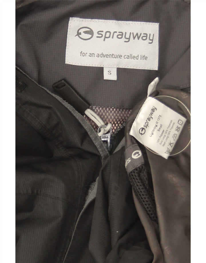 Sprayway Veste coupe-vent pour homme UK 36 Petit Noir Colorblock Polyester