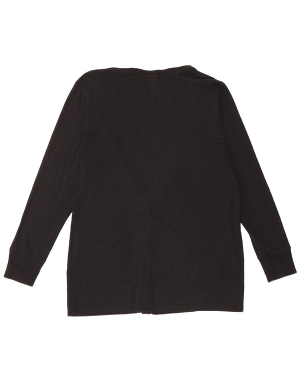 Marks & Spencer Pull Cardigan Femme UK 18 XL Coton Noir