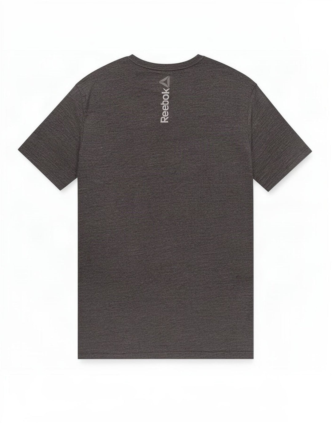 Reebok T-Shirt Graphique Homme Large Gris Polyester