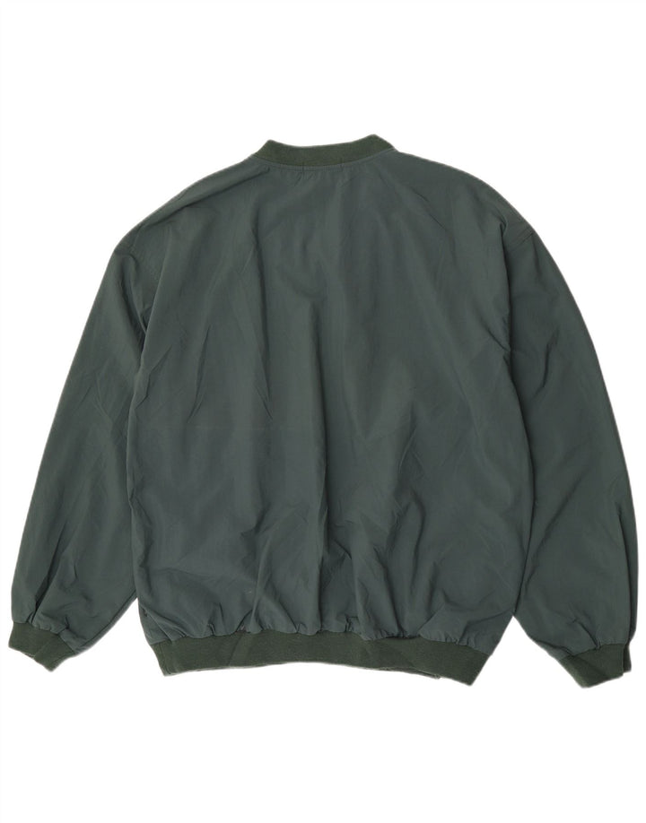 Izod Haut de survêtement pour homme en nylon vert Taille L