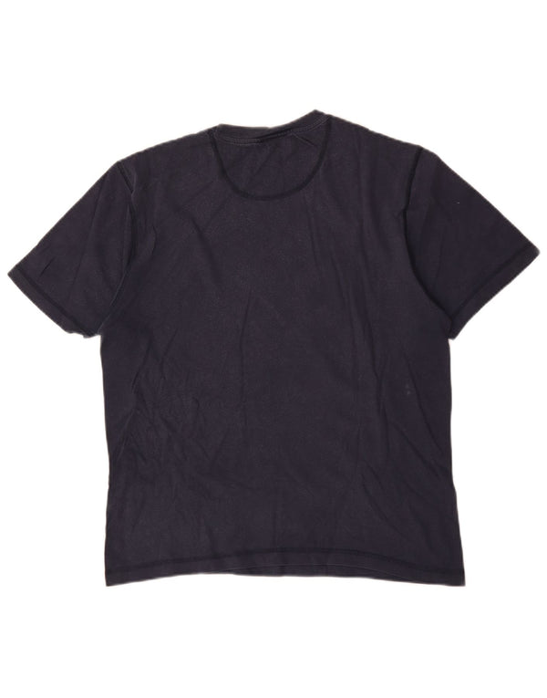 Nike T-shirt pour homme UK 36/38 Petit Bleu marine Coton