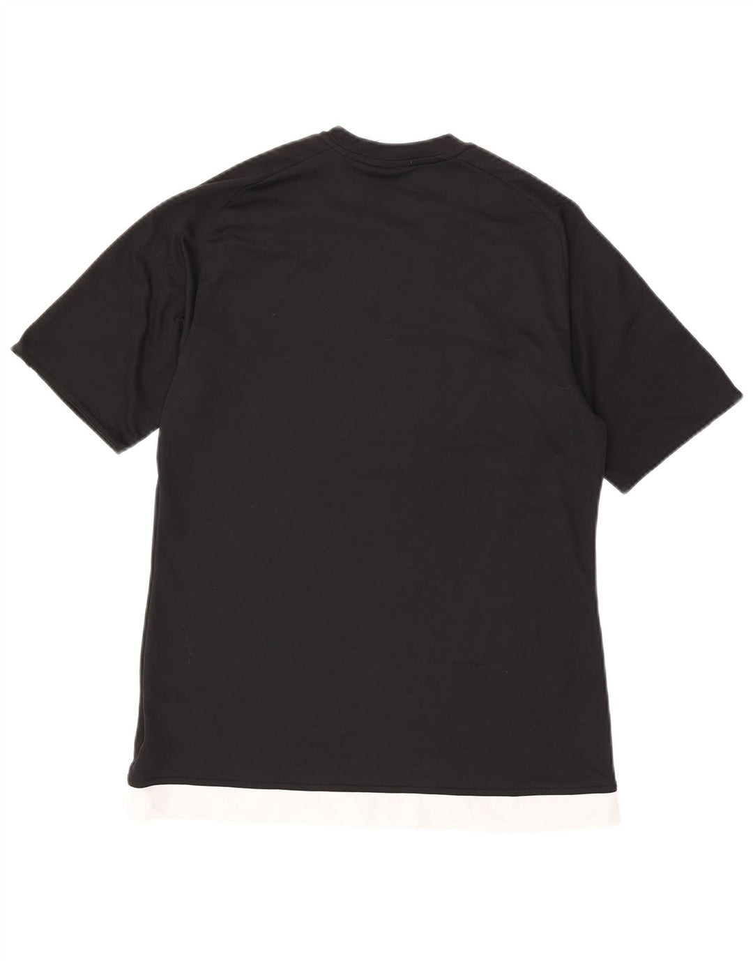 ADIDAS T-Shirt Climalite Homme Noir Moyen Polyester Colorblock