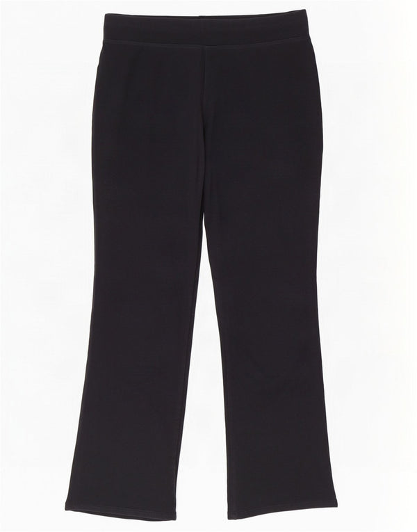 Marks & Spencer Pantalon de survêtement pour femme UK 16 Large Noir Coton