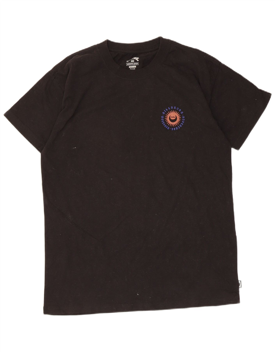 Billabong T-Shirt Graphique Homme Noir Moyen Coton
