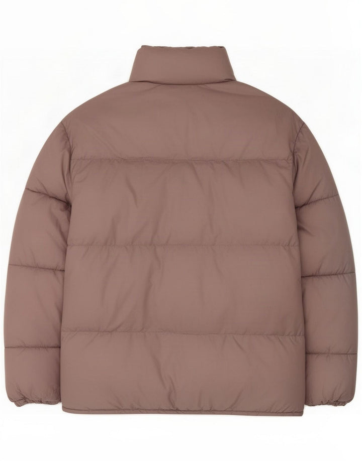Zara Veste matelassée surdimensionnée pour femme UK 6 XS Rose Polyester