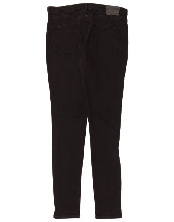 French Connection Jean skinny pour femme UK 14 Large W34 L32 Noir Coton