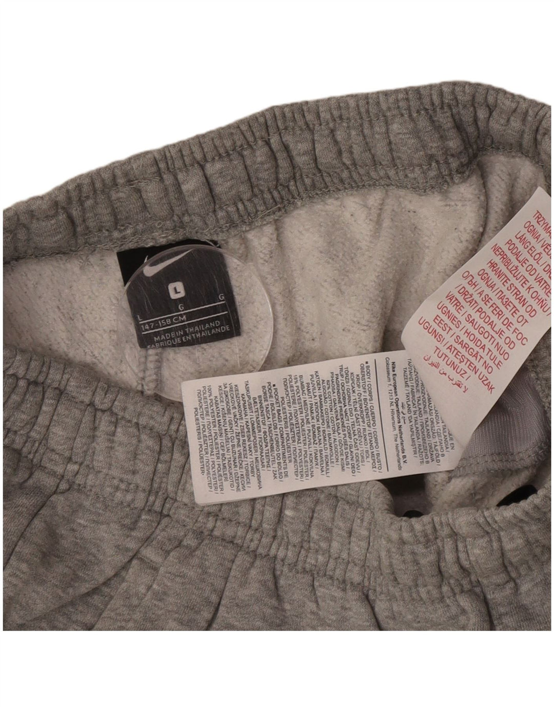 Short de sport Nike garçon 12-13 ans grand gris coton