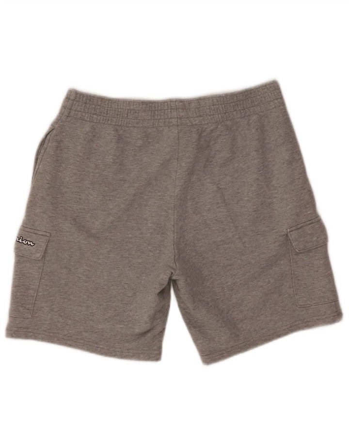 CHAMPION Short de Sport Homme Petit Gris Coton