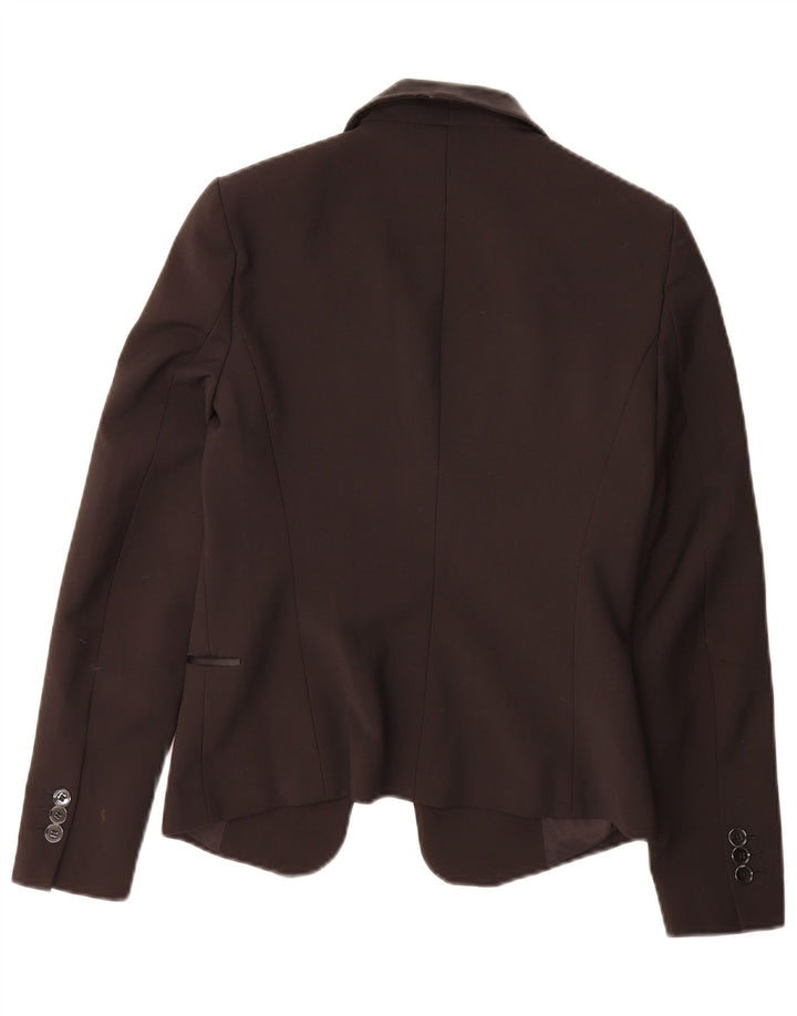 Zara Veste Blazer Femme UK 6 XS Noir