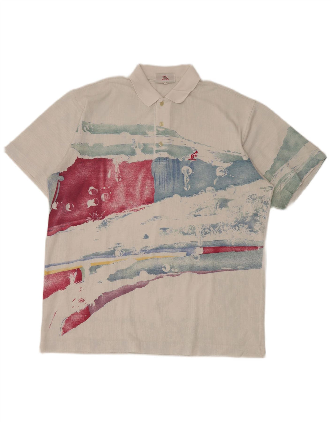 AUSTRALIAN L'ALPINA Polo Homme IT 40 Medium Blanc Cassé