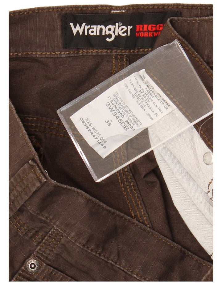 Wrangler Short Cargo Homme W38 XL Coton Marron
