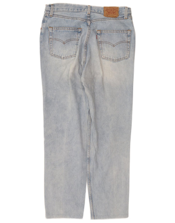 Levi's Jean Droit 901 Taille Haute Femme W30 L26 Bleu
