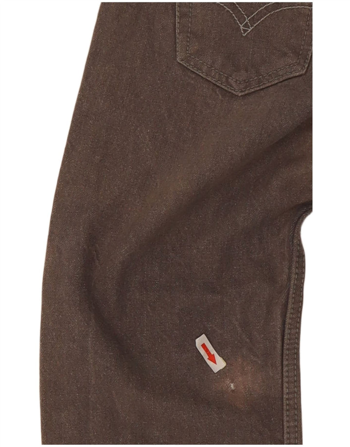 Levi's Jean 505 Regular Droit Femme W25 L25 Gris Coton