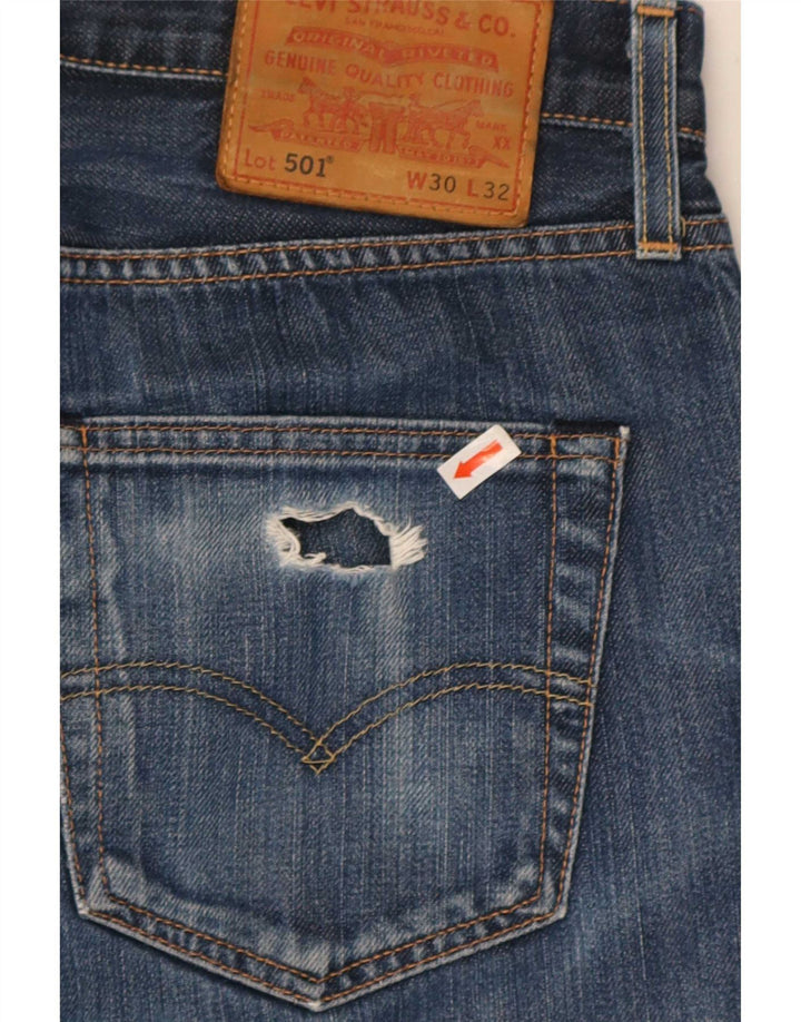 Levi's Jean Droit 501 Homme Bleu W30 L32 Coton
