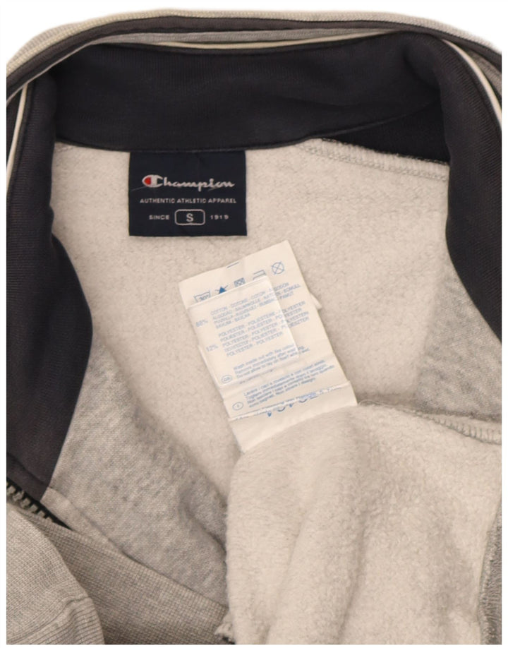 Champion Veste de Survêtement Coupe Régulière Homme Petit Gris Colorblock