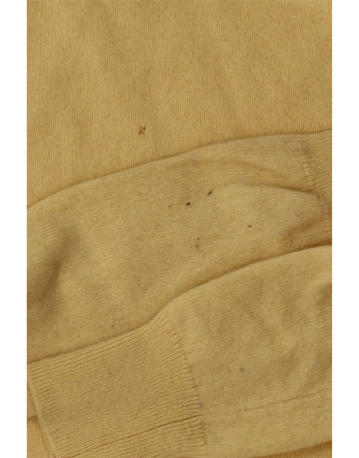Massimo Dutti Pull col roulé pour femme UK 6 XS Jaune Laine