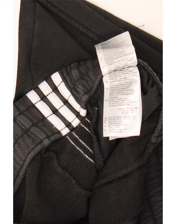 Adidas Short de Sport Garçon 13-14 Ans Coton Noir Moyen