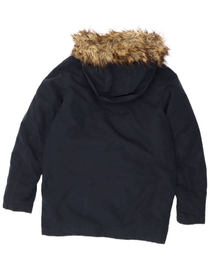 Jack & Jones Parka à capuche garçon 13-14 ans bleu marine