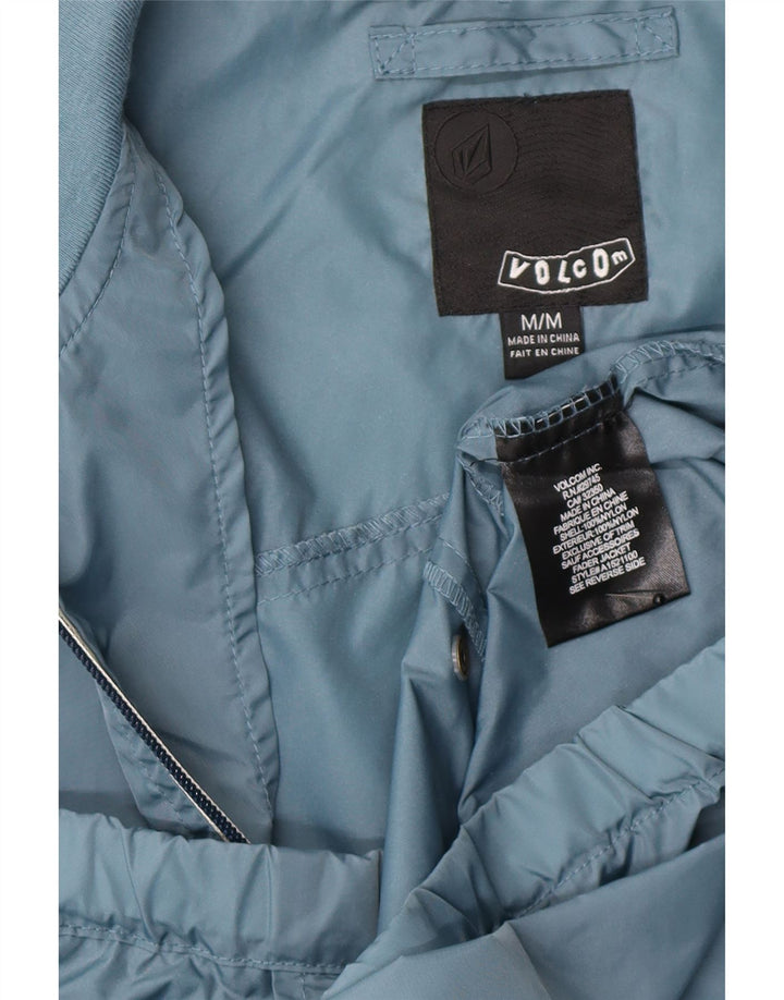 Volcom Veste de pluie pour homme UK 38 Medium Blue Nylon