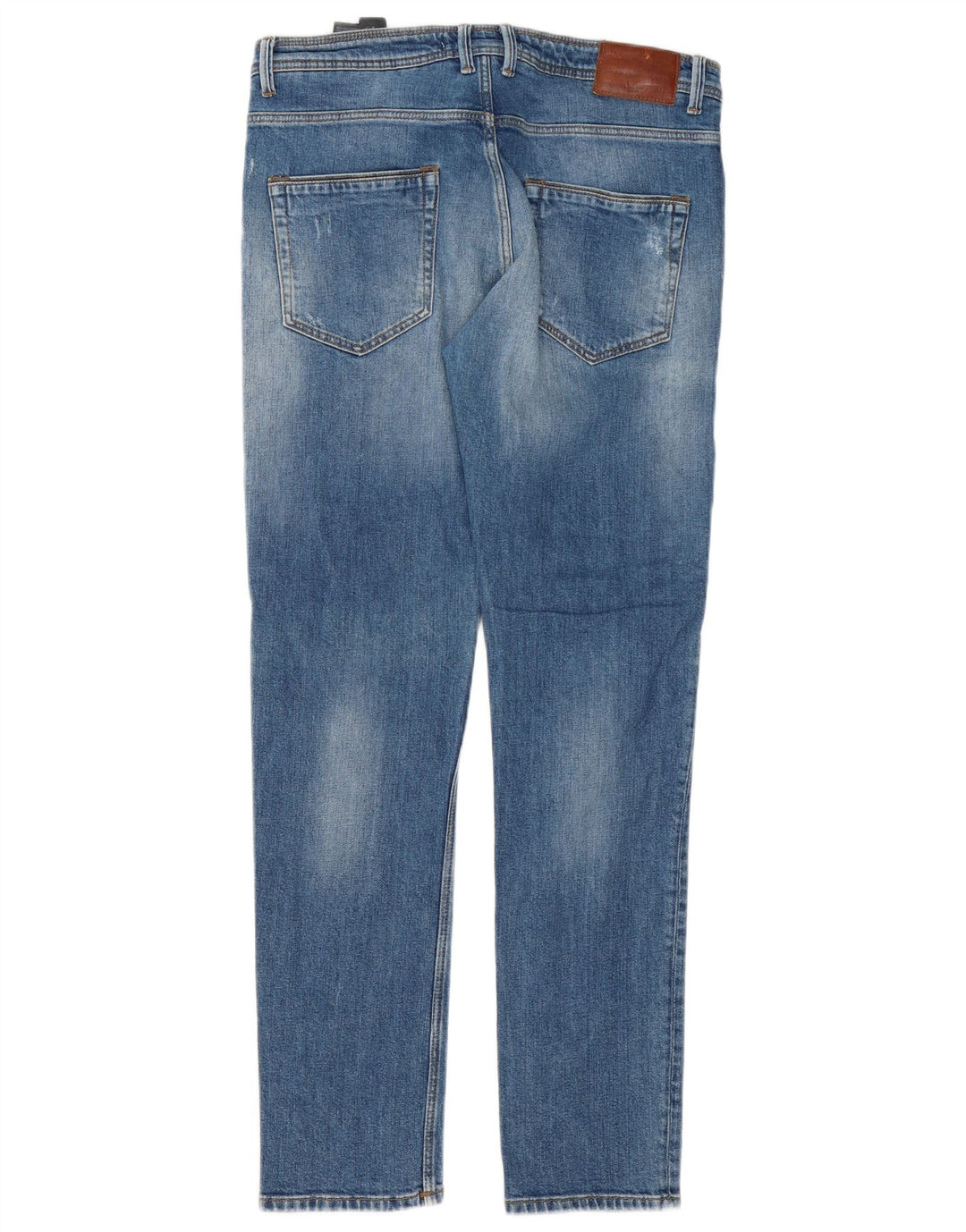 Zara Jean slim pour homme EU 42 Large W32 L32 Bleu