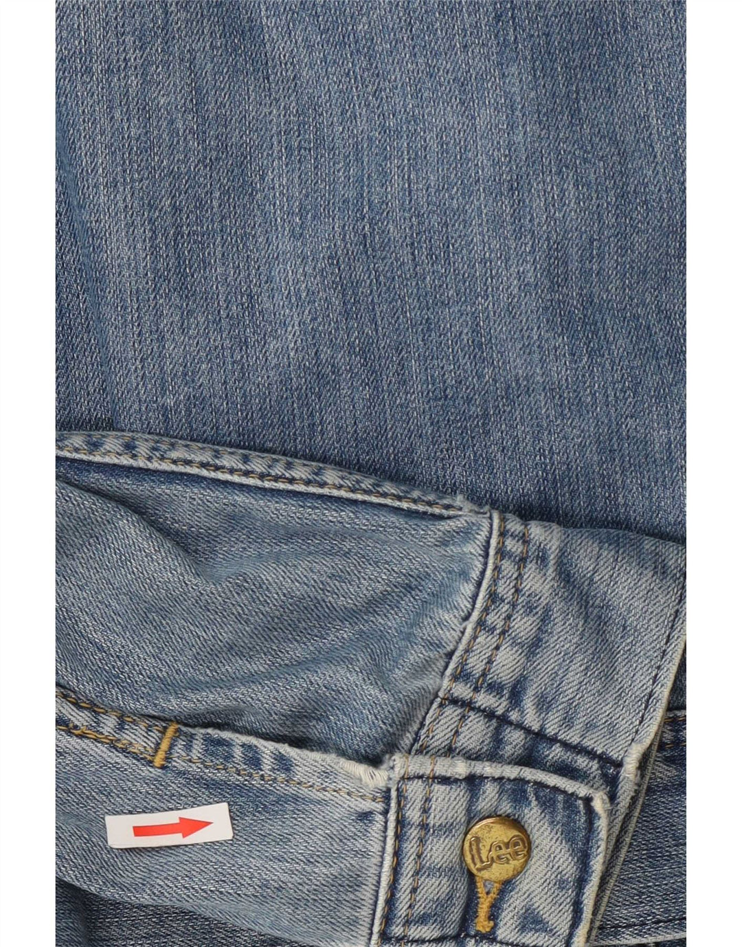 Lee Veste en jean Rider pour homme UK 40 Large Bleu Coton