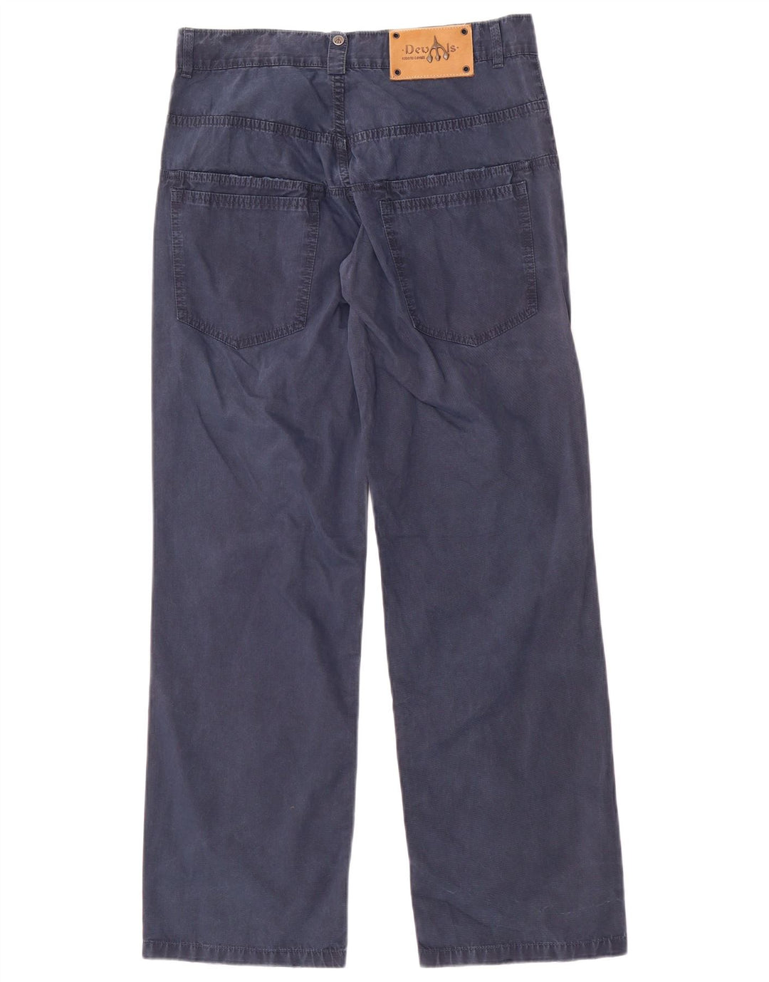 ROBERTO CAVALLI Pantalon décontracté droit Devils pour homme Small W29 L30 Bleu