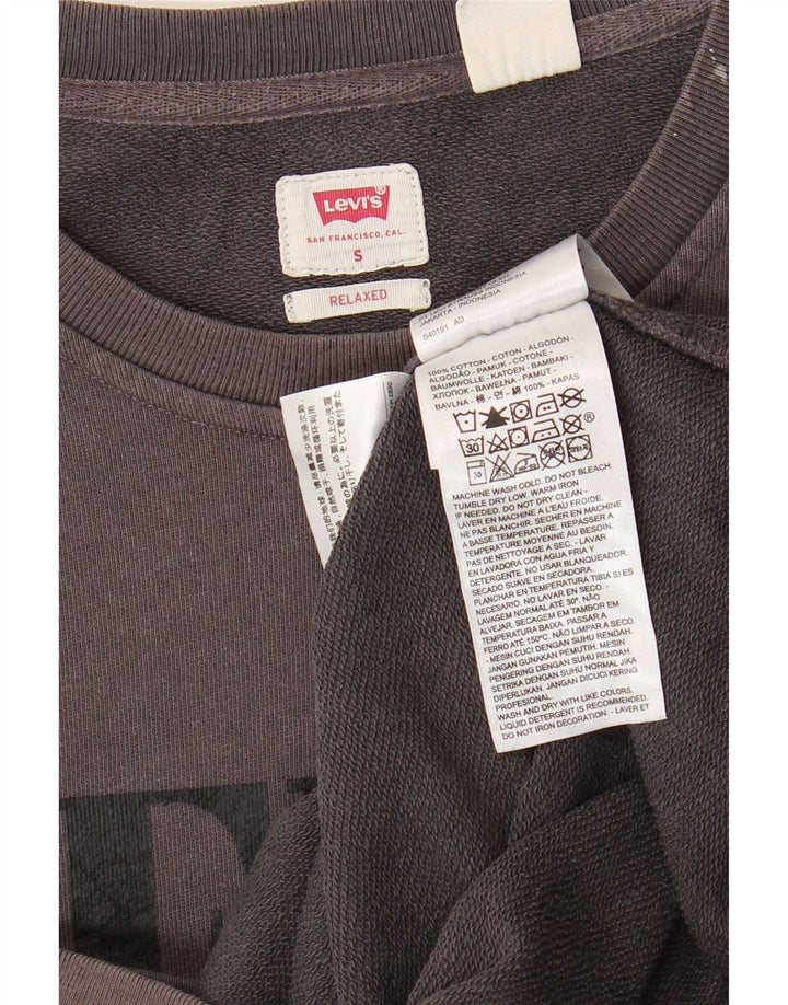 Levi's Sweat-Shirt Relaxed Graphic Homme Petit Gris Coton