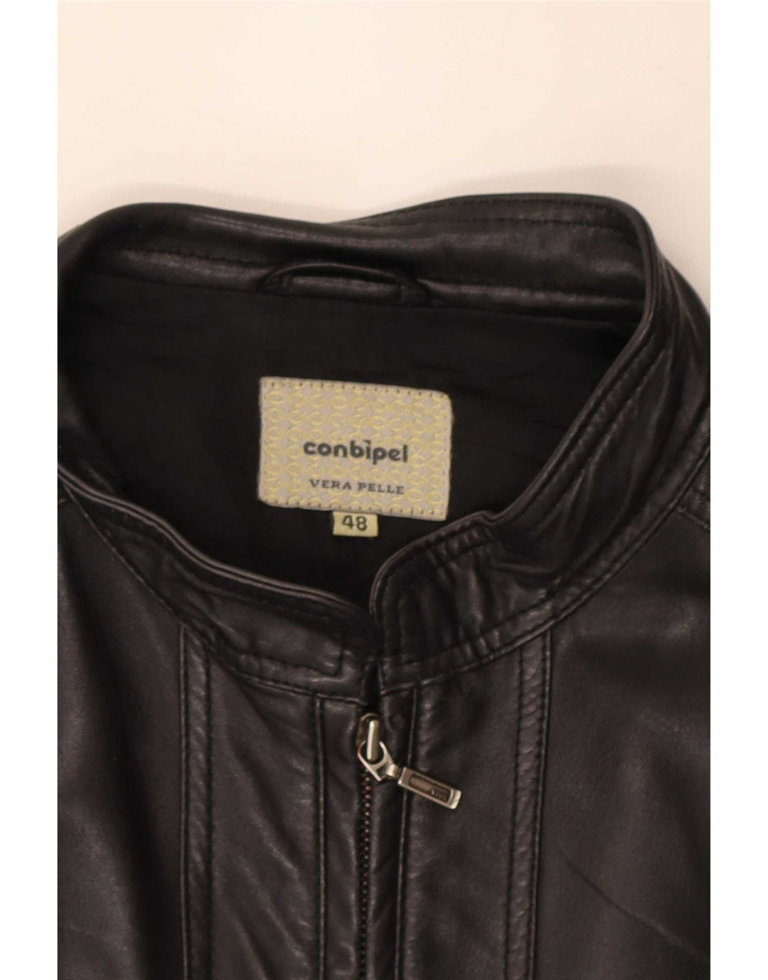 Conbipel Veste en Cuir Femme IT 48 XL Noir