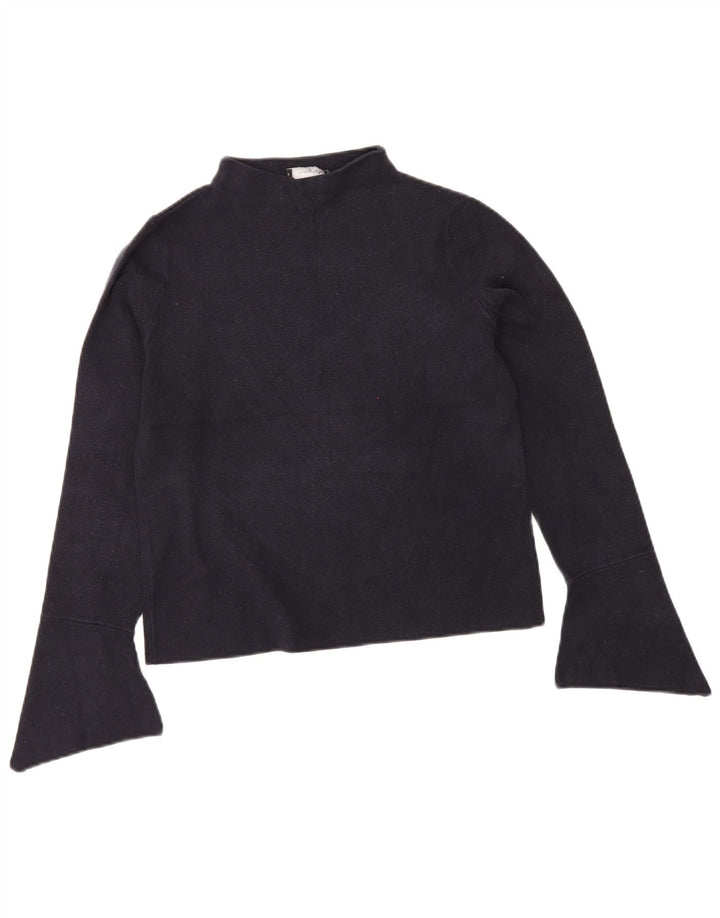 Marks & Spencer Haut à manches longues pour femme UK 42 Bleu marine moyen Viscose