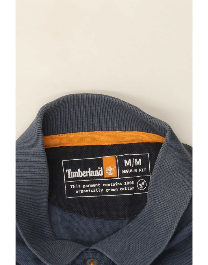 Timberland Polo Regular Fit Homme Bleu Moyen Coton