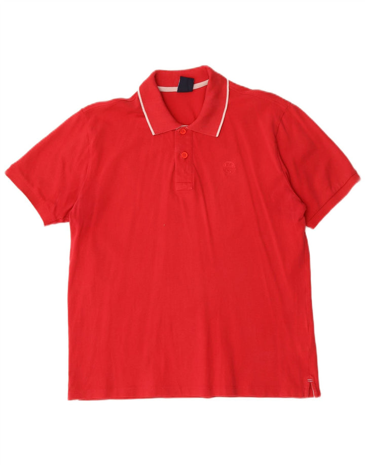 NORTH SAILS Polo Homme Rouge Moyen Coton