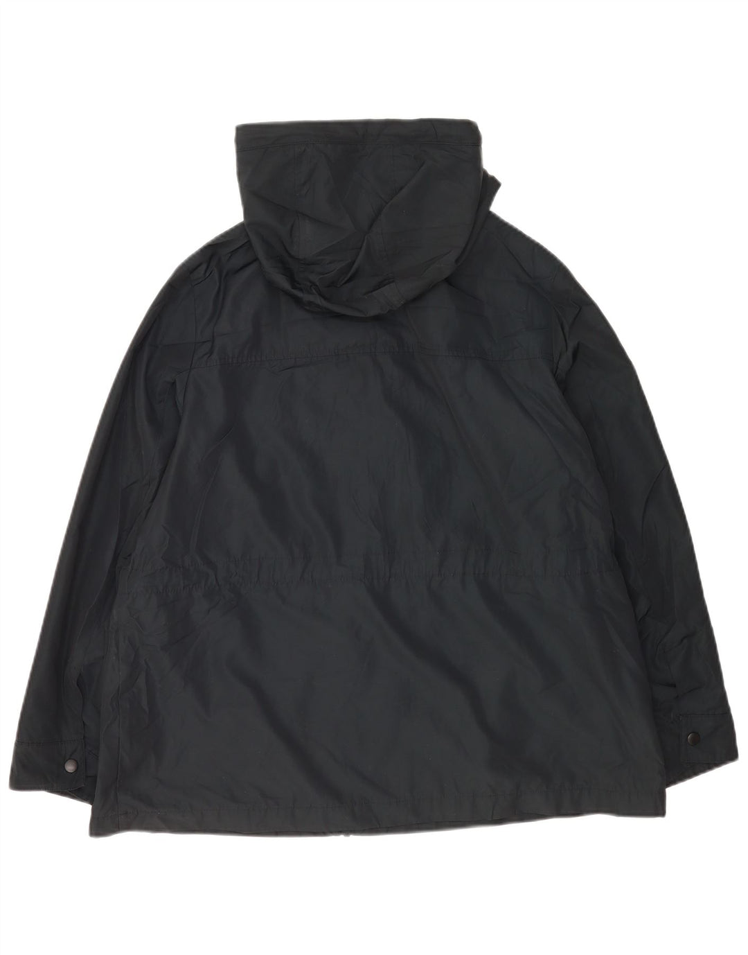 Marks & Spencer Veste de pluie surdimensionnée à capuche pour femme UK 18 XL Bleu marine