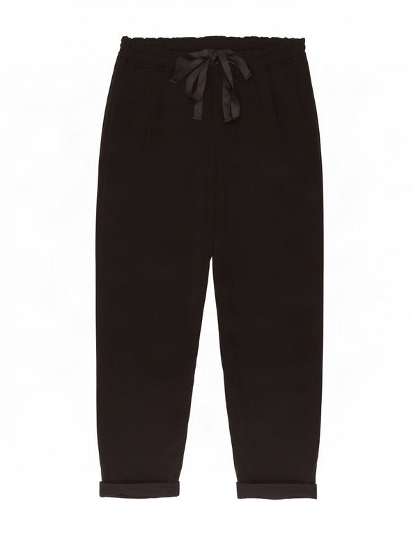 Zara Pantalon court coupe ample pour femme Medium W28 L25 Noir