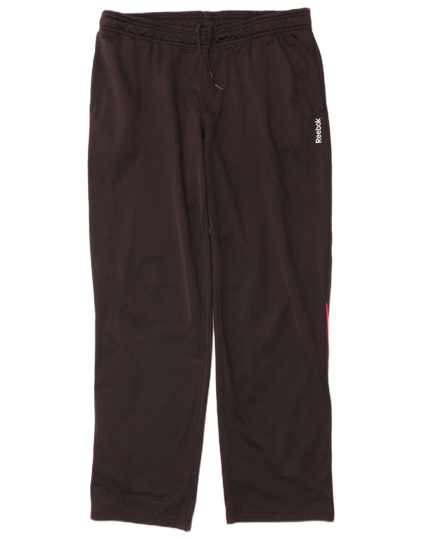 Reebok Pantalon de Survêtement Homme Large Noir Polyester