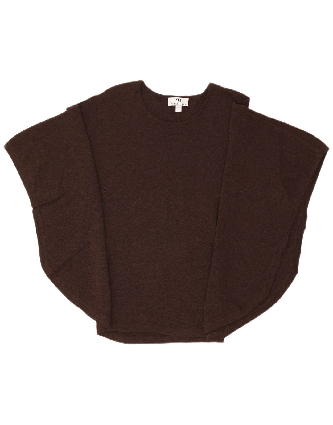 Peter Hahn Poncho Jumper pour femme UK 14 Marron moyen