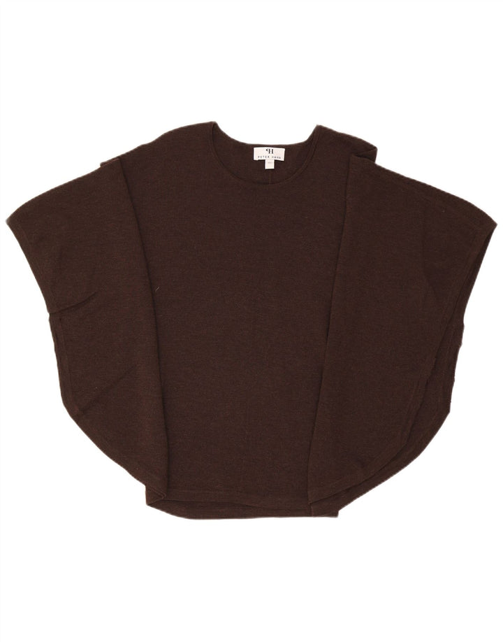 Peter Hahn Poncho Jumper pour femme UK 14 Marron moyen
