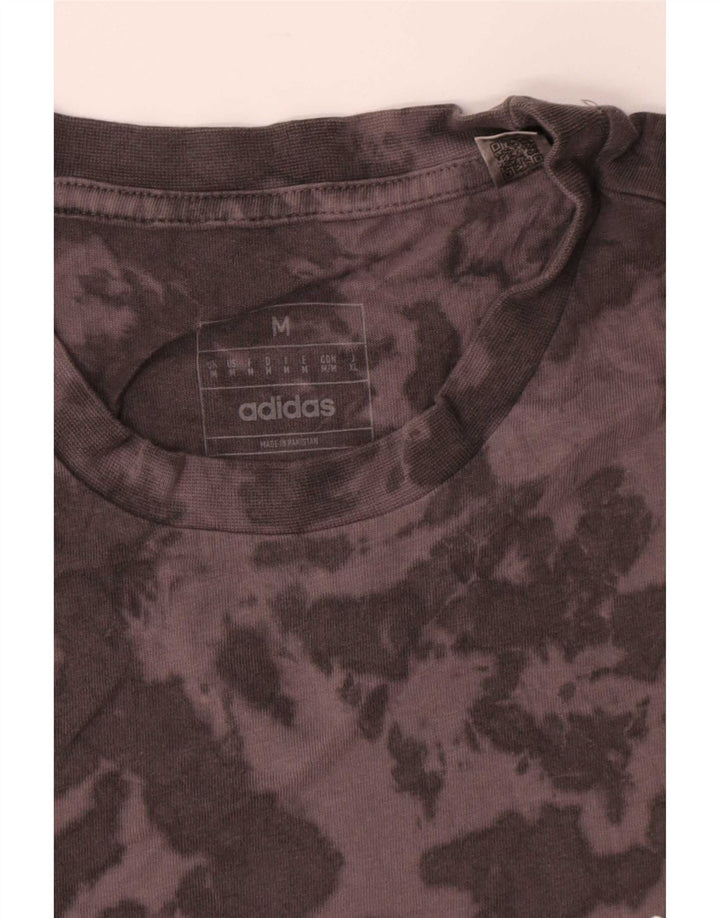 Adidas T-Shirt Homme Gris Moyen Tie Dye Coton