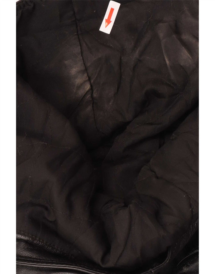 Conbipel Veste en cuir à capuche pour homme IT 56 2XL Noir