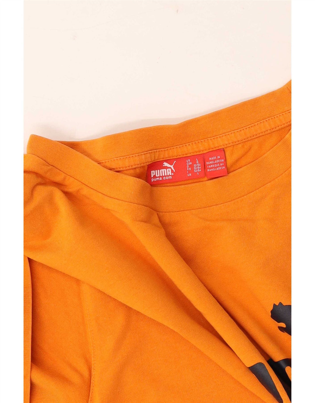 Puma T-shirt graphique pour homme, grand, orange