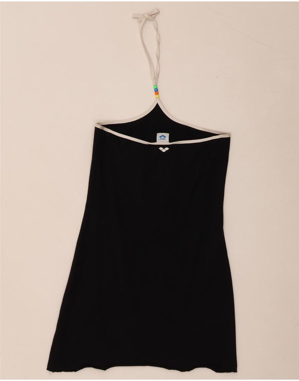 Arena Mini Robe Licou Femme UK 6 XS Noir Coton