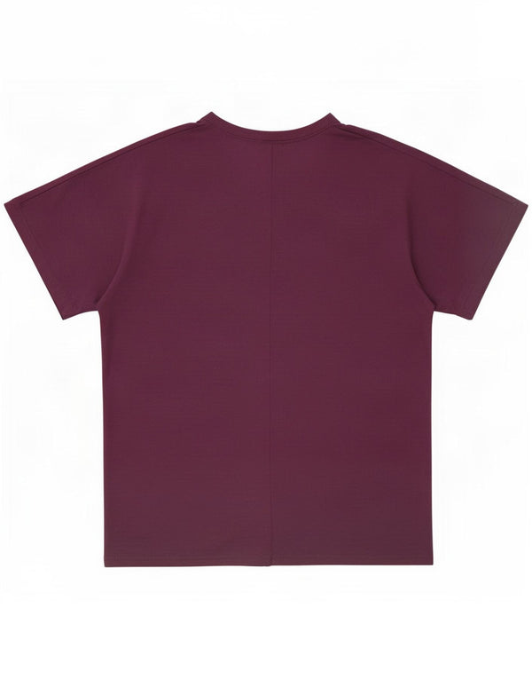 Zara T-shirt surdimensionné pour femme UK 20 2XL Violet