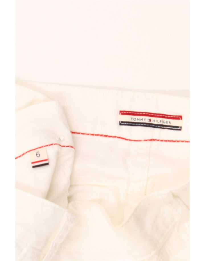 Tommy Hilfiger Short Chino Femme US 6 Medium W32 Coton Blanc