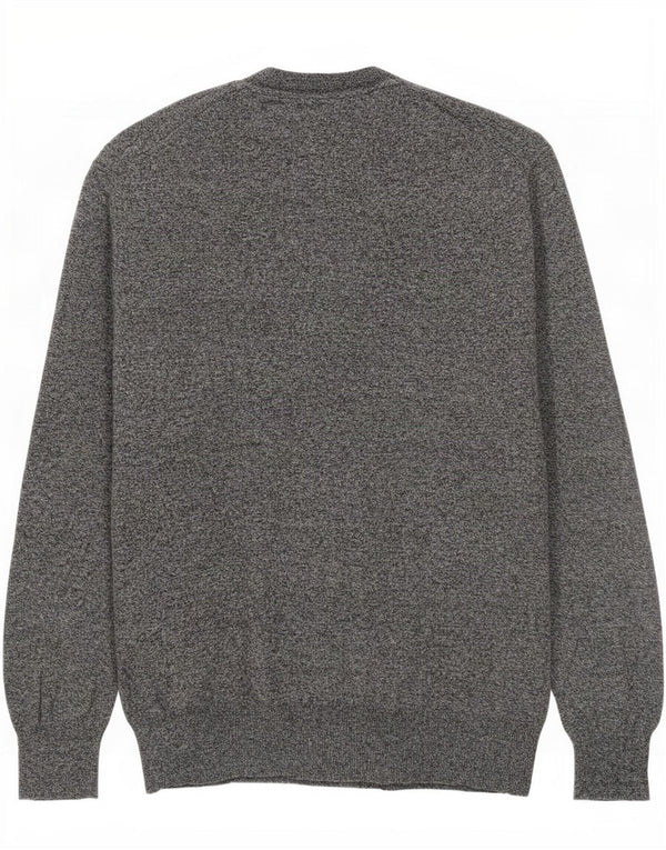 Superdry Pull ras du cou pour homme 2XL Gris chiné en coton