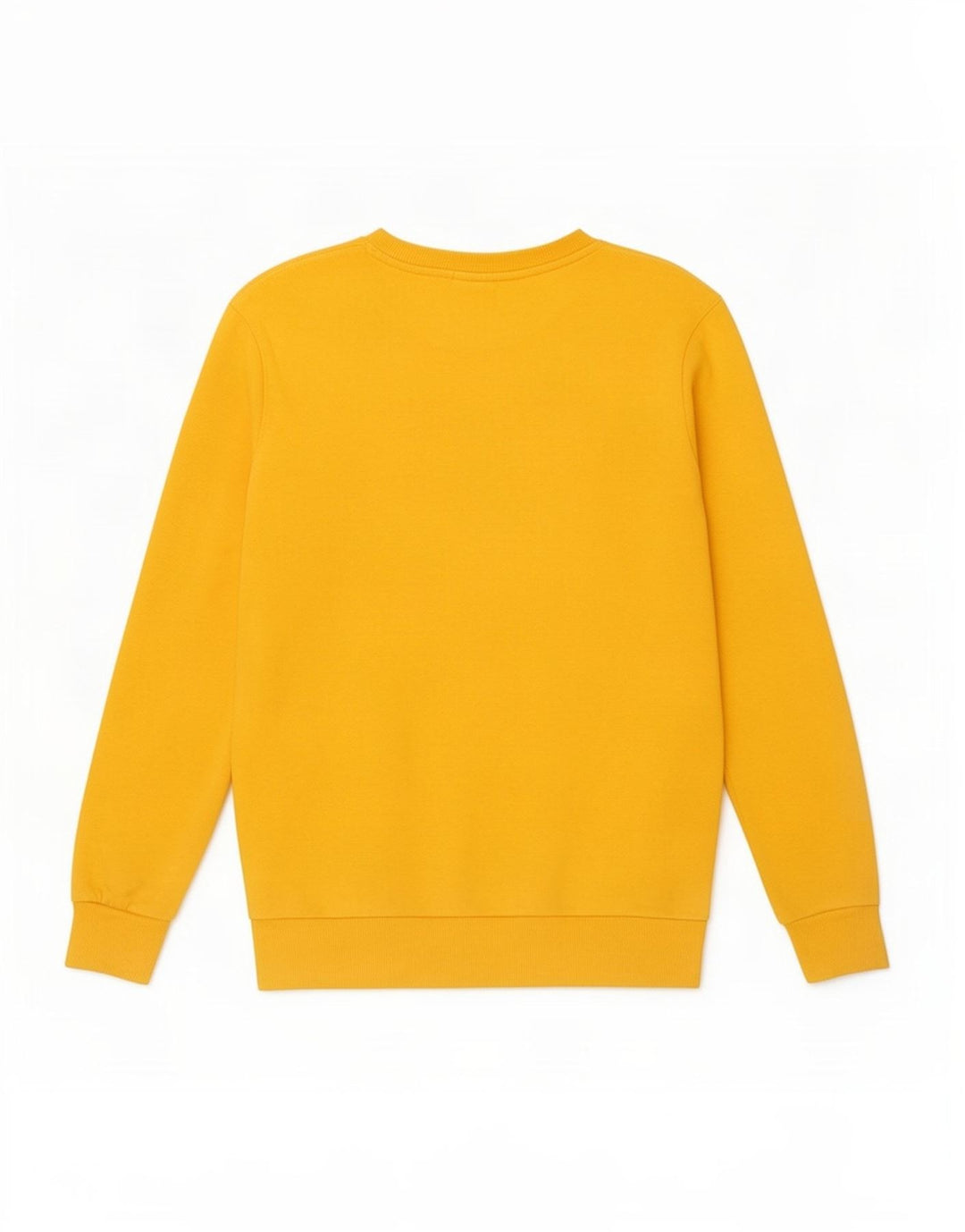 Zara Homme Sweatshirt Jumper Coton Jaune Moyen