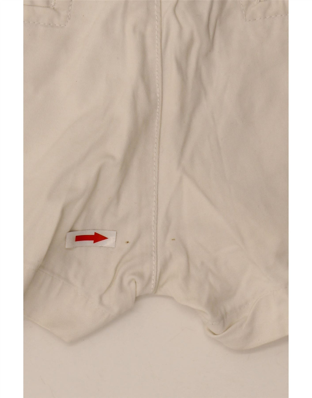Gas Short Chino Femme W29 Coton Blanc Moyen