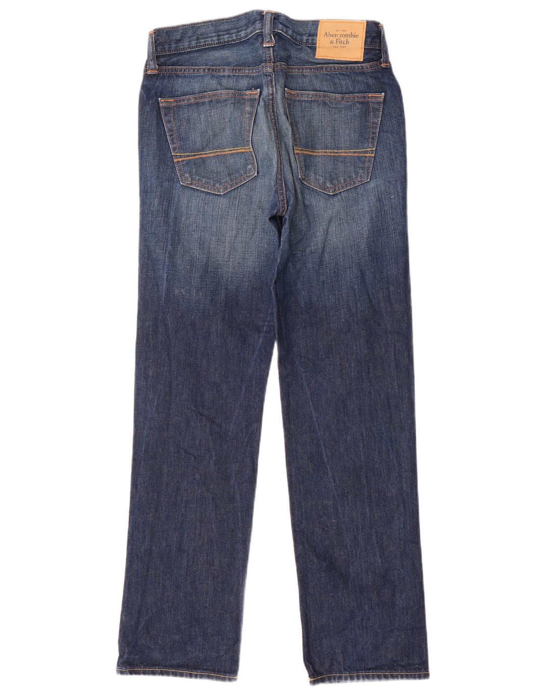 ABERCROMBIE & FITCH Jean droit homme W29 L30 bleu coton